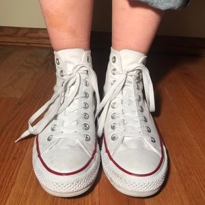 White high top converse